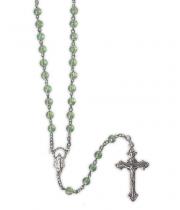 Rosary Beads: Green Acrylic Crystal (PPROSG)