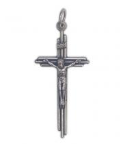 Crucifix: Silver 38mm (CR8938S)