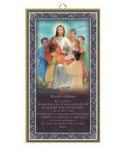 Plaque: Wood - Prayer For Children (PL18PC)