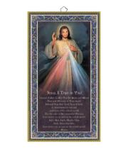 Plaque: Wood - Divine Mercy, Jesus I Trust In You! (PL1858)