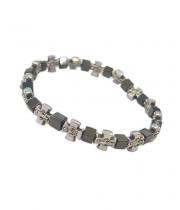 Bracelet: Hematite with SHJ and Miraculous Beads (RB5261)