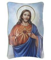 Plaque: Plastic Sacred Heart of Jesus (PL126901)