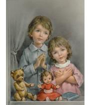 Print: Two Children Praying (PR028)