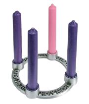 Advent Wreath: Metal including Candles (AD120)