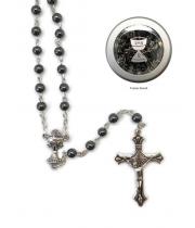 Rosary: Hematite Rosary (RX35035)