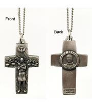 Necklace: Pectoral Cross on a silver Chain (CRSPF)