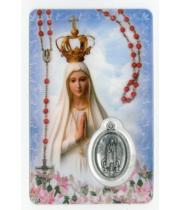 Laminated Card & Medal: Mysteries of Rosary (LC142)