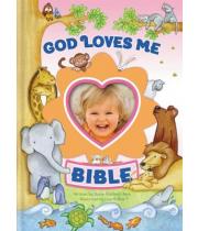 God Loves Me Bible Hardback Pink (9780310733980)