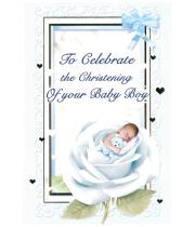 Card: Christening To Celebrate... Your Baby Boy (CDB7137)