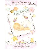 Card: Christening Of Your Baby Girl (CDB7199)