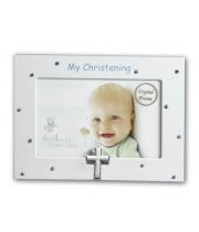 Photo Frame: My Christening with Blue Diamante (PLB1630)