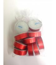 Tealight Giftset: 10 Red Tealights in Organza Bag (CA11RXS)