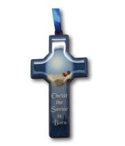 Christmas Cross: Christ the Saviour (NST1868)