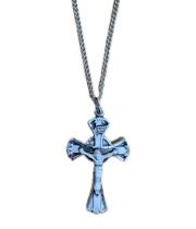 Necklace: Sterling Silver Crucifix (L8051)