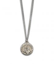 Necklace: Sterling Silver - St Christopher (L700CH)