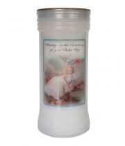 Candle: Christening Devotional - Boy (CA86SBB)