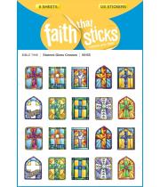 Stickers: Stained Glass Crosses (9781414393155)