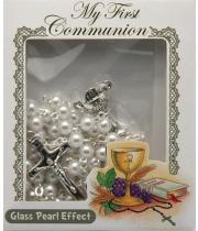 Rosary: First Holy Communion White (RXC078W)