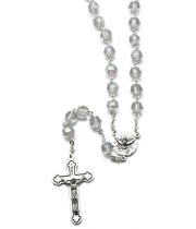 Rosary: Confirmation Glass Clear (RX326FC)