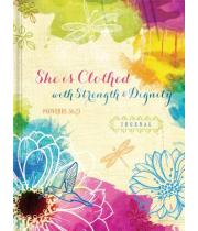 Journal: She Is Clothed With Strength & Dignity (9781633260085)