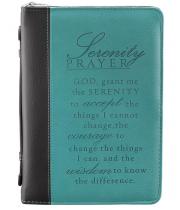 Bible Cover: Serenity Prayer, Lux Leather Large (BBL244)