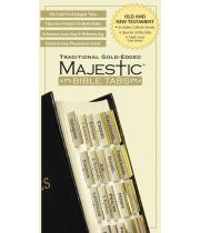 Bible Indexing Tabs: Majestic, Traditional Gold Edged (9781934770139)