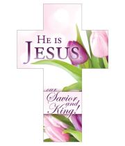 Cross: Easter, He is Jesus - Paper (HCE7718)