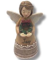 Little Blessing Angel: Christmas Joy - Wreath (ST7096)