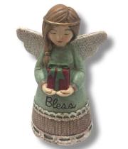 Little Blessing Angel: Christmas Bless - Present (ST7093)