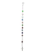 Rosary Bracelet: Coloured Crosses (BRL20)