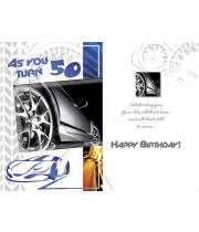 Card: Birthday 50th As You Turn 50 (CD13020)