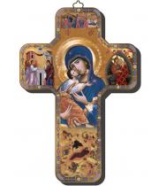 Cross: Icon, Our Lady of Tenderness (CRICW02)