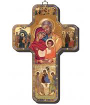 Cross: Icon, Holy Family (CRICW03)