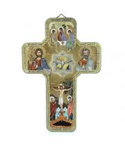 Cross: Icon, Holy Trinity (CRICW04)