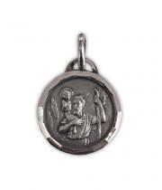 Medal: Sterling Silver St Christopher (ME1823)