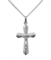 Necklace: Crucifix Sterling Silver (MCCR029)