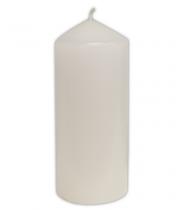 Candle: Pillar Peak Paraffin White 65x150mm (P65-150)