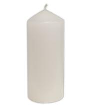 Candle: Pillar Peak Paraffin White 65x200mm (P65-200)