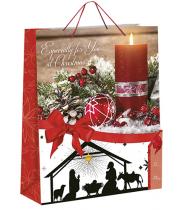 Gift Bag: Christmas, Candle (GBX99991)