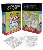 Colouring Cards: Bible Memory Verses (CBX011)