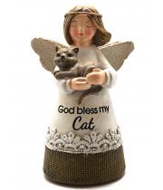 Little Blessing Angel: God Bless My Cat (ST7074)