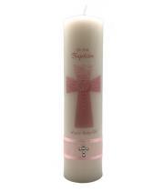 Candle: Baptismal - Girl (CA6124BG)