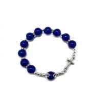 Rosary Bracelet: Blue 8 mm (BR1825B)