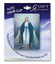 Sun Visor Clip: Our Lady of Grace (KVC811)