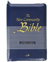 The New Community Bible Gift Edition Deluxe with Zipper Blue (9781921963209)