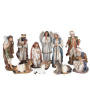 Nativity Set: 45cm Resin Canvas Look - 11 piece (NS10089)