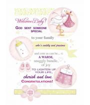 Card: Baby Welcome Baby - Pink (CDB4514)