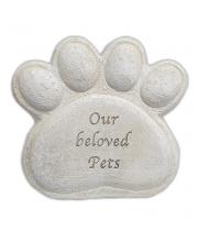 Plaque: Memorial Pet Paw (9319844523097)