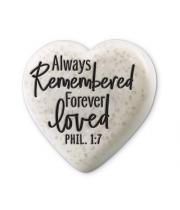 Scripture Stone Heart: Remembered Love (40775)