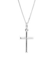 Necklace: Silver Cross (CRTR40SCH)